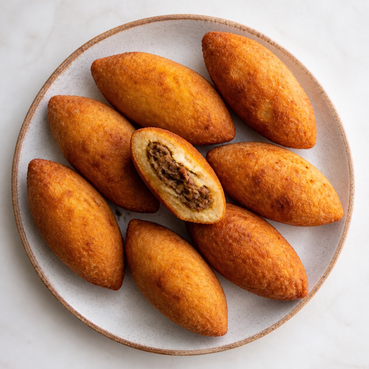 Carimañolas de carne y queso